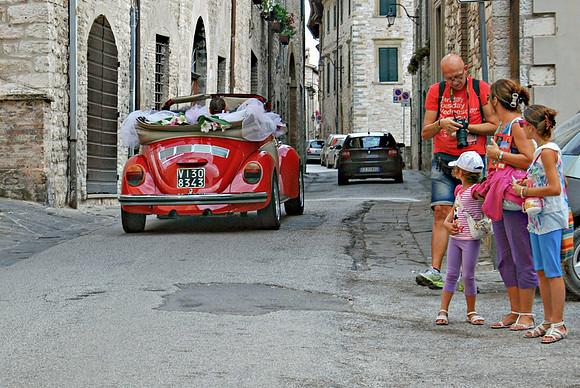 Wedding Bells in Gubbio, italy
