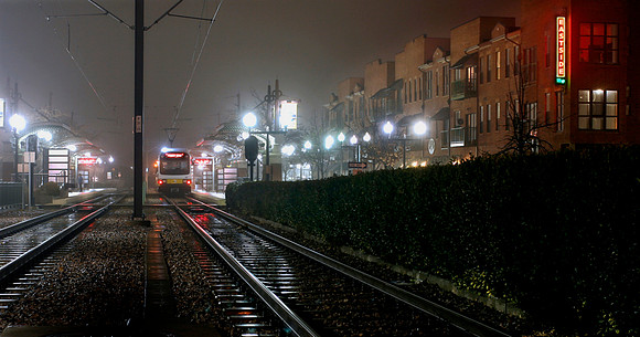 Foggy Night in Plano, Texas