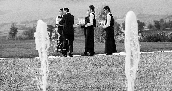 Wedding Guests Arriving - Tuscany