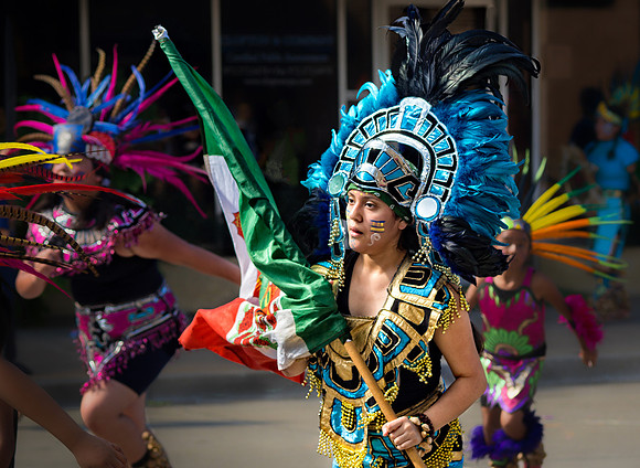Labor Day Parade, bird, Native American, Garland, Texas