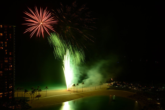 Fireworks in Hawaii