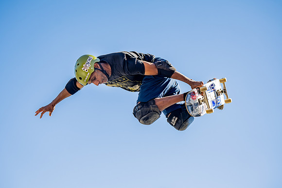 Skateboarder in Air