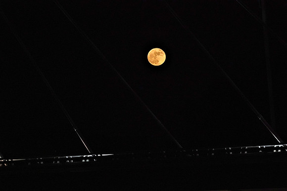 Moon Through the Bridge