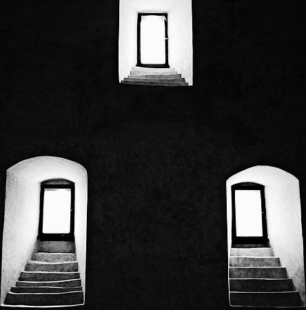 Three Stairways to other Dimensions