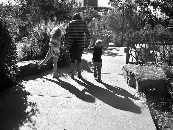Strolling Holding Hands