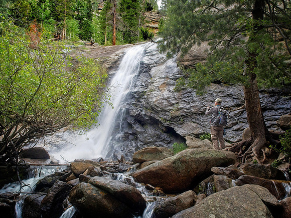 Bridal Veil Falls-Rocky Mt. National Park