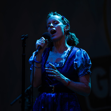 Performer in Purple