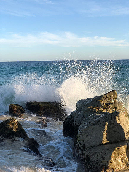 Waves Crashing