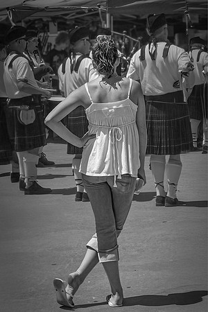 Waiting for the Parade to Start