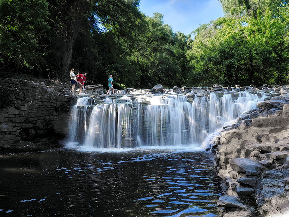 A Texas Waterfall -- Prairie Creek Park, Richardson, TX